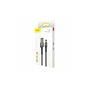 Дата кабель USB 2.0 AM to Lightning 2.0m Cafule grey+black Baseus (CALKLF-HG1) - уменьшенное изображение 2