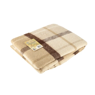 Плед Ярослав напіввовняний 41/17 бежевий 170х200 (38640) зображення 1