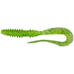 Силикон рыболовный Keitech Mad Wag Slim 4.5" (9 шт/упак) ц:424 lime chartreuse (1551.09.71) изображение 1
