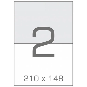 Этикетка самоклеящаяся Tama 210х148 (2 на листі) с/кл (100листів) (17792) изображение 1