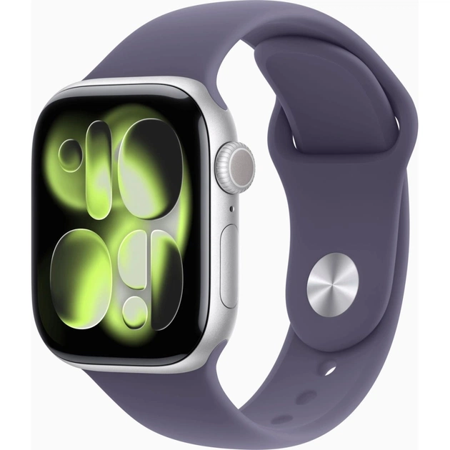 Смарт-годинник Apple Watch Series 11 GPS 42mm Silver Aluminium Case with Purple Fog Sport Band - S/M (MEU64RK/A) - зображення 1