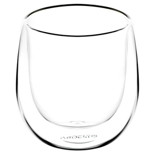 Набір склянок Ardesto з подвійними стінками BR 120 мл 2 шт прозорий (AR2612BR) зображення 1