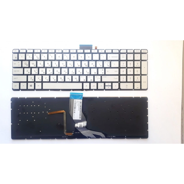 Клавіатура ноутбука HP Pavilion 15-AB/15Z-AB/15-AK/15-BC/17-AB/Omen 15-AX серебр с (A46191) - зображення 1
