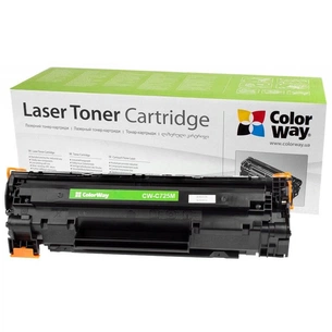 Картридж ColorWay для CANON 725 Univ. + тонер TH-1005 (3шт) (CW-C725M/TH-1005) зображення 1