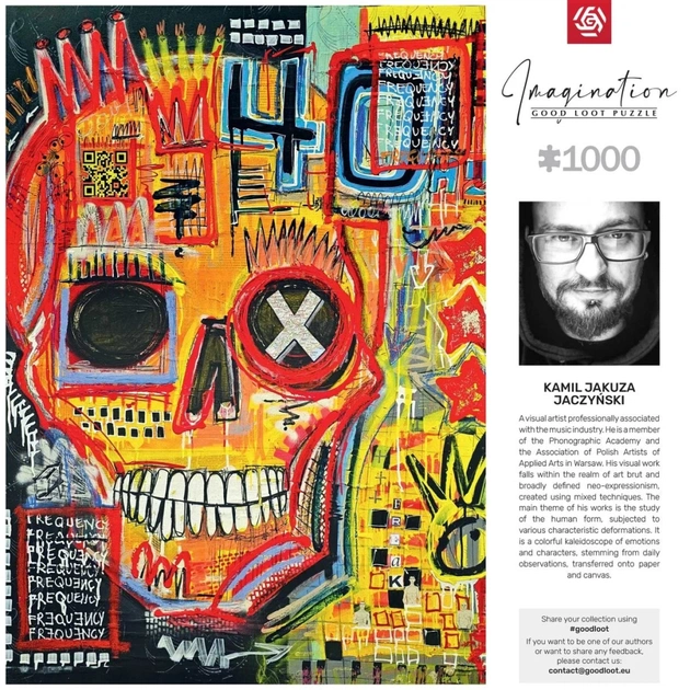 Пазл GoodLoot Imagination: Kamil "Jakuza" Jaczynski 40 HZ 1000 ел. (5908305249566) - picture 6
