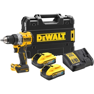Шуруповерт DeWALT XR Li-Ion PowerStack 18 В, 2x5Ah, 90 Нм, 0-650/0-2000 об/хв, TSTAK (DCD800H2T) зображення 1