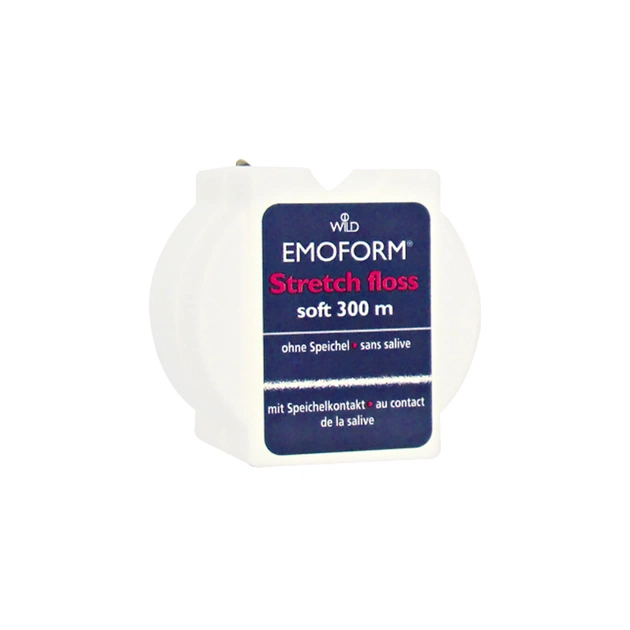 Зубна нитка Dr. Wild Emoform Stretch Floss 300 м (7611841138901) - зображення 1