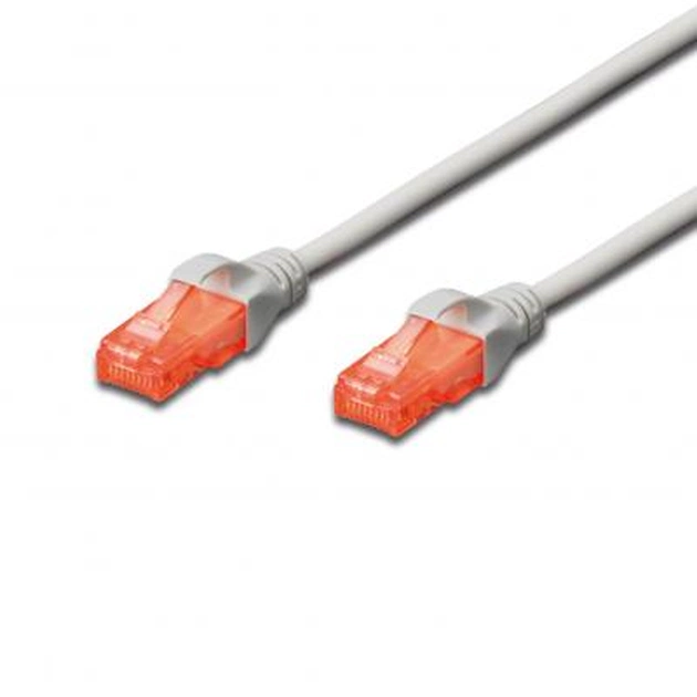 Патч-корд 1.5м, CAT 6 UTP, AWG 26/7, Cu, LSZH Digitus (DK-1617-015) - зображення 1