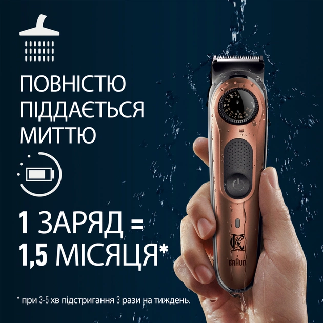 Тример Gillette King C. Beard Trimmer Pro Для бороди (8700216659659) - зображення 7