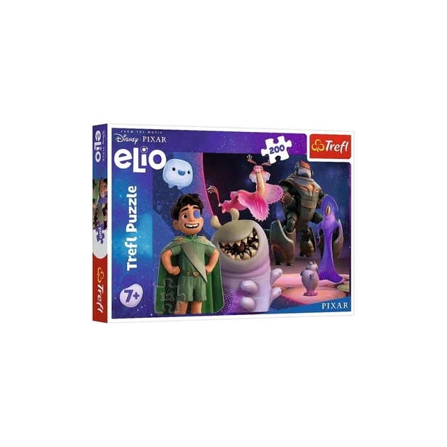 Пазл Trefl Disney Stitch The Movie Элио в дальней галактике 200 элементов (5900511133325) - изображение 1