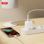 Зарядное устройство XO L158 (USB, USB-С, 3A) 20W White - уменьшенное изображение 2