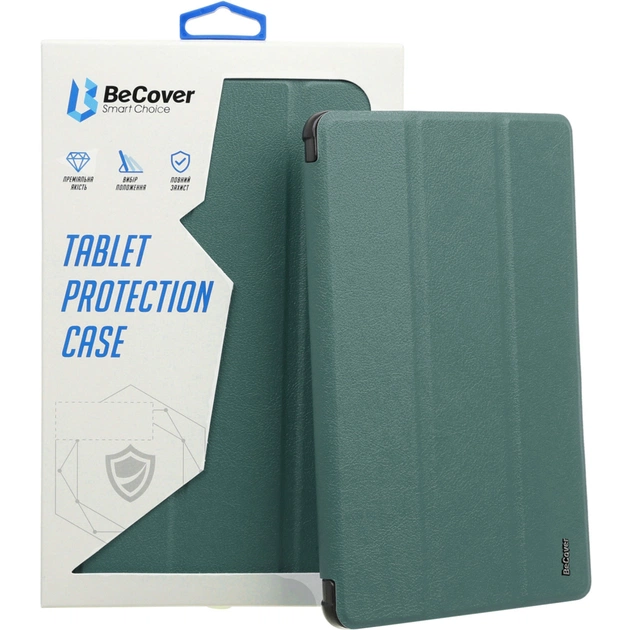 Чохол до планшета BeCover Smart Case Realme Pad 10.4" Dark Green (708266) - изображение 1