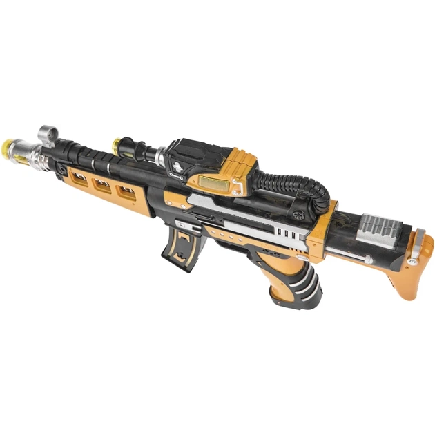 Іграшкова зброя ZIPP Toys Автомат світло-звуковий Зброя майбутнього Жовтий (819) - зображення 3