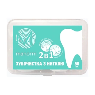 Флос-зубочистки Manorm 50 шт. (6974627760156) зображення 1