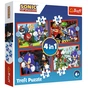 Пазл Trefl Sonic Пригоди Соніка 4 in 1 (35, 48, 54, 70) елемента (5900511346251) - зменшене зображення 1