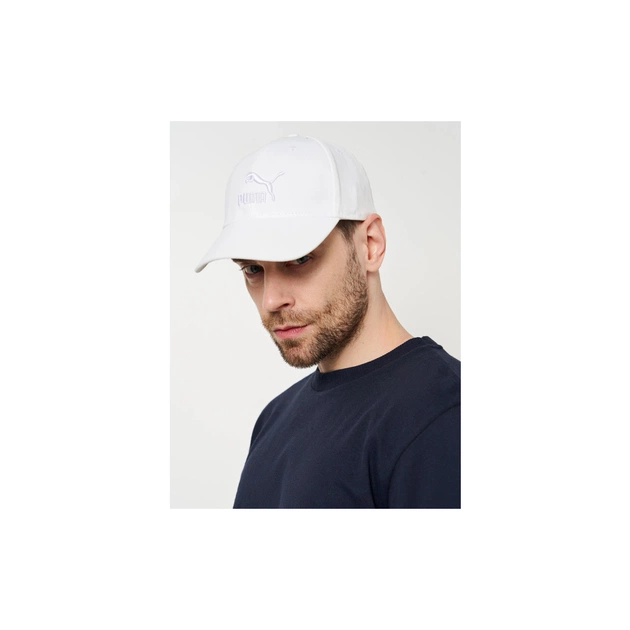Кепка Puma Archive Logo BB Cap 022554-12 білий OSFA (4064533026926) - зображення 2