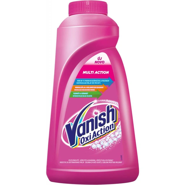 Засіб для видалення плям Vanish Oxi Action 1 л (5997321747743/5900627081824) - изображение 1