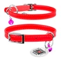 Нашийник для тварин WAUDOG Glamour з QR паспортом Д 22-30 см червоний (32483) - зменшене зображення 4