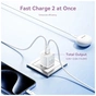 Зарядное устройство Vention 1xUSB-C PD30W + 1xUSB QC3.0 30W GaN + cable USB-C to USB-C 1.0m black (TZ-FEQB0-EU-01) - уменьшенное изображение 5