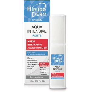 Крем для обличчя Біокон Hirudo Derm Extra Dry Aqua Intensive Forte Інтенсивно зволожувальний 50 мл (4820008319043) зображення 1