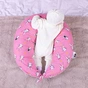 Подушка MirSon для вагітних та годування №8329 Print Line 17-0528 Bunnies pink Бязь 30х170х20 см (2200006200543) - preview 7