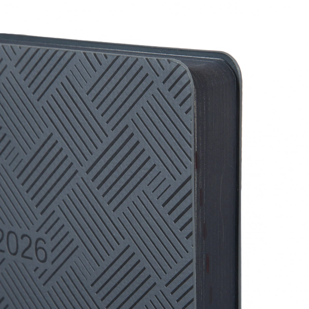 Тижневик Leo planner А5 датований 2026 "Urban", м‘який, сірий, 368 сторінок (252692) - picture 3