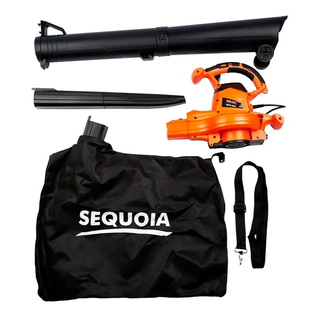 Пылесос садовый SEQUOIA 3.0 кВт, скорость воздуха 360 км/ч, травосборник 40 л (SEVB3036) - изображение 8