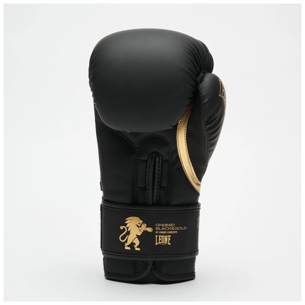 Боксерські рукавички Leone GN059D Black/Gold 10 унцій (GN059D_Bl/Gold_10oz) - picture 5