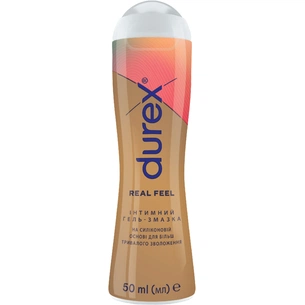 Інтимний гель-змазка Durex Real Feel для анального сексу на силіконовій основі 50 мл (5011417567630) изображение 1
