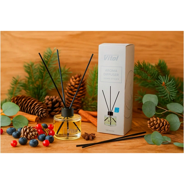 Ароматизатор для автомобіля VITOL Home Sticks Merry Kidsman 130 мл (VHS04) - picture 8
