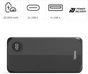 Універсальна мобільна батарея Hama 20000mAh 15W Black (00201755) - зменшене зображення 2