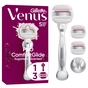 Бритва Gillette Venus PRO ComfortGlide Sugarberry Scented з 3 змінними картриджами + Гачок (8700216970020) - зменшене зображення 1