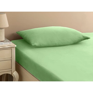 Простирадло MirSon Махровий набір 19-816 Lantorini на гумці 90х200+25 + наволочка 50х70 (2200002937757) зображення 1