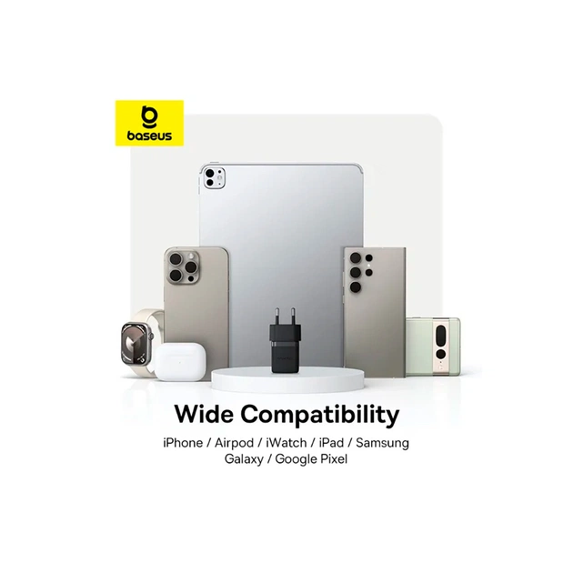 Зарядний пристрій Baseus Palm Fast Charger 1C 20W + Cable 1.0m Type-C 60W black (P10111602113-01) - picture 8