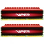Модуль пам'яті для комп'ютера DDR4 16GB (2x8GB) 2400 MHz PE-V4 BLK/RED DUALCH Patriot (PV416G240C5K) - уменьшенное изображение 1