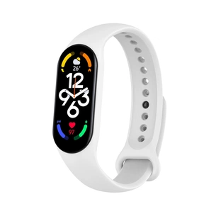 Ремінець до фітнес браслета BeCover Silicone для Xiaomi Mi Smart Band 7 White (707486) зображення 1