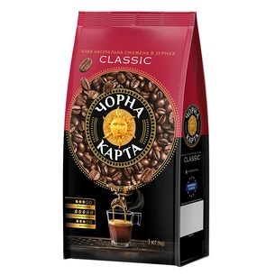 Кава Чорна карта Classic в зернах 1000 г (ck.53845) изображение 1