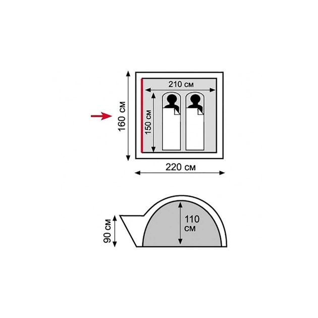Палатка Tramp Lite Wonder 2 Sand (UTLT-005-sand) - изображение 12