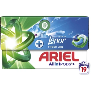 Капсули для прання Ariel Pods+ All-in-1 Touch of Lenor Дотик свіжого повітря Lenor 19 шт. (8700216765954) зображення 1