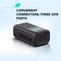 Батарея універсальна Canyon 10000mAh OnPower 130 TFT PD/30W Dark Grey (CNS-CPB130DG) - зменшене зображення 6