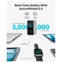 Зарядний пристрій Anker Laptop GaN 140W 3xUSB-C PD3.1 + USB-A + display + cable Silver (B2697G41) - зменшене зображення 5