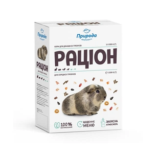 Корм для гризунів Природа «Раціон» для середніх гризунів 1.5 кг (4820157400845) изображение 1