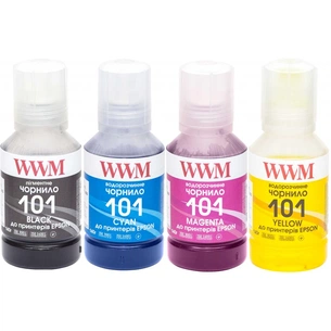 Чорнило WWM EPSON L4150/4160, 4х140г B/C/M/Y (E101SET4) зображення 1