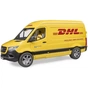 Спецтехніка Bruder автомобіль MB Sprinter кур'єр DHL з фігуркою (02671) - зменшене зображення 2