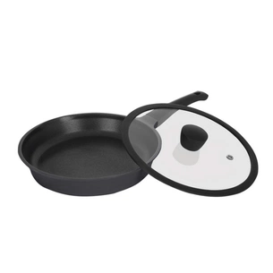 Сковорода Ringel Zitrone black с крышкой 28 см (RG-2108-28 BL) зображення 1