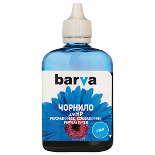 Чорнило Barva HP №652/46/123 90г CYAN (H652-532) зображення 1