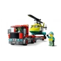 Конструктор LEGO City Перевезення рятувального вертольота 215 деталей (60343) - зменшене зображення 3