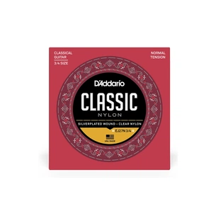 Струни для гітари D'Addario Student Classics Normal Tension 3/4 (EJ27N 3/4) изображение 1