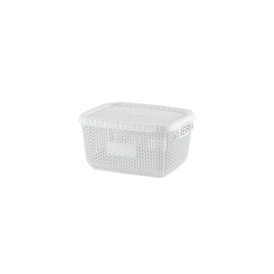 Кошик для зберігання Violet House 1009 Віолетта White 5 л (1009 Віолетта WHITE з/кр. 5 л) зображення 1