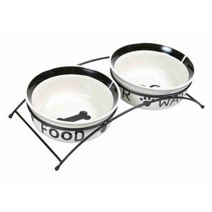 Посуд для собак Trixie Eat on Feet підставка з мисками 1.6 л/20 см (4011905246420) picture 1